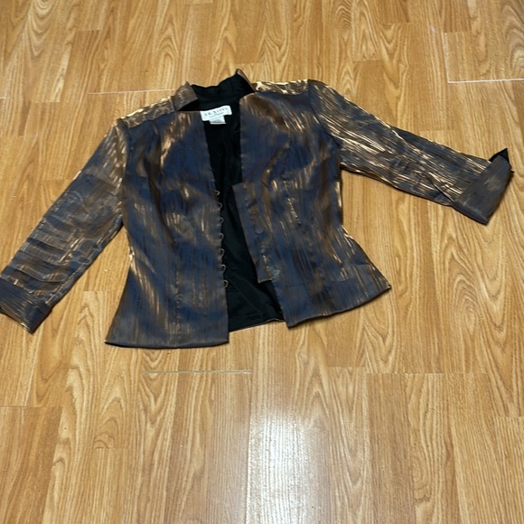Vintage J.R. NITES by Caliendo Size 6 Copper and Gold unique jacket. - Picture 6 of 12
